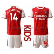 Fotballdrakter Barn Arsenal 2020-21 Pierre Aubameyang 14 Hjemme Draktsett